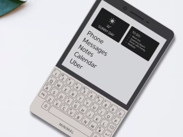 Looking for less distraction? Say hello to the Minimal phone-QWERTY ...