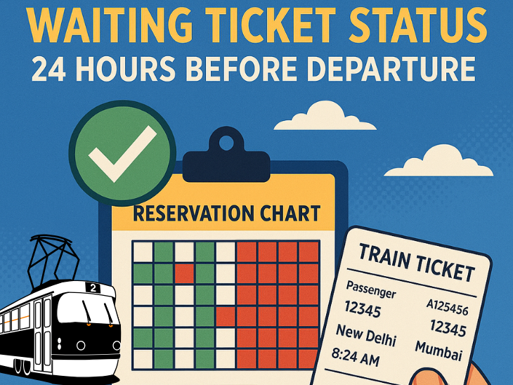 Indian Railways Chart Update: Waiting Ticket Status 24 Hours Before ...
