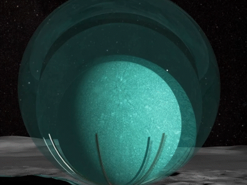 NASA glass dome habitat for Moon