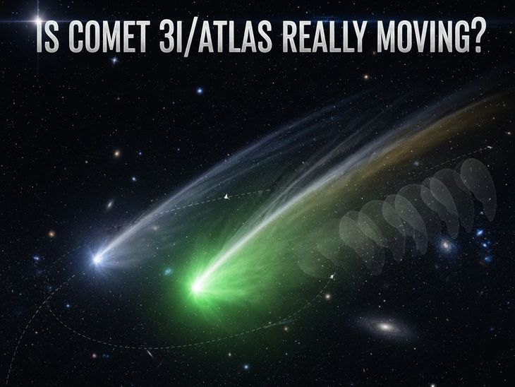 Is interstellar Comet 3I/ATLAS really moving on its own?