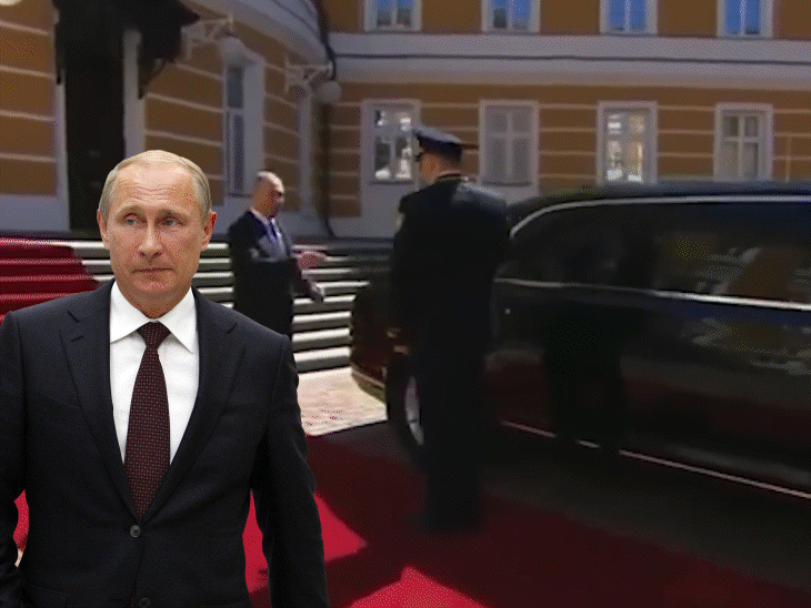 Putin returns from 'Flying Kremlin'