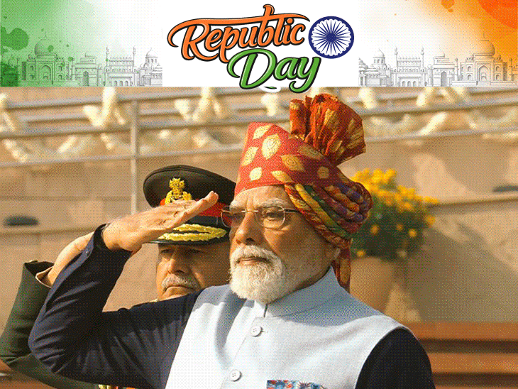 PM Modi Republic Day Looks | Brahmakamal Cap & Halari Turban