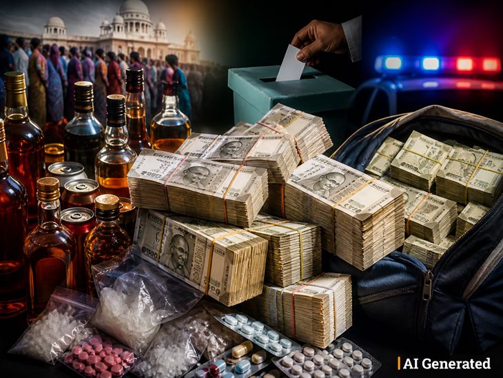 Bengal Elections: Police Seize Booze, Drugs & ₹30 Crore Cash for Voters