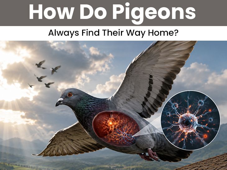 How do pigeons released kms away find their way home?: New research suggests they use magnetic sensors in their livers to navigate