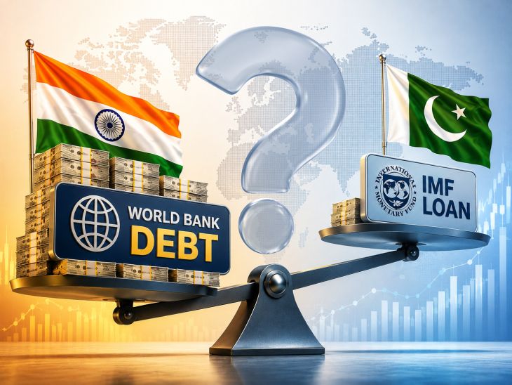 India Pakistan Foreign Debt Comparison; World Bank IMF Loans Truths