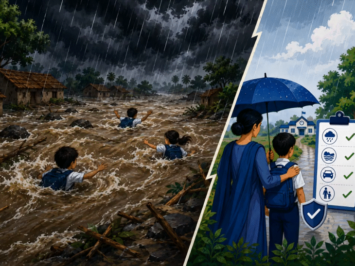 Three school children swept away in river: 8 precautions for parents before sending kids to school in monsoon