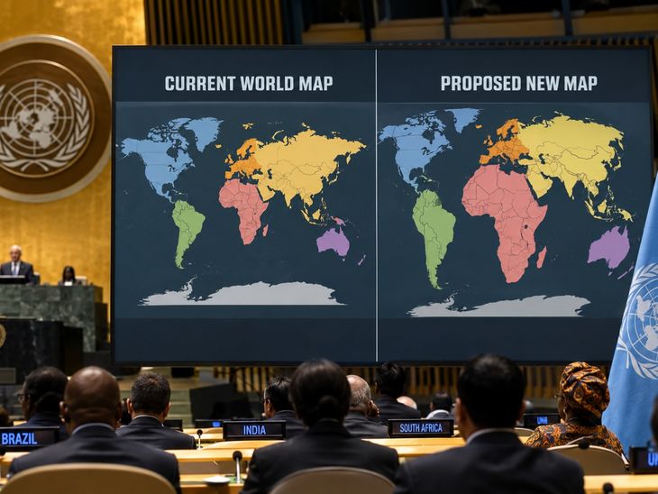 World map may change: UN votes today on map showing Africa larger, while Europe, Russia and Canada appear smaller