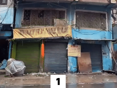 VIDEO | 4-storey building collapses in 4 seconds in Moradabad: Power poles snap, sparks fly amid dust - Uttar Pradesh News
