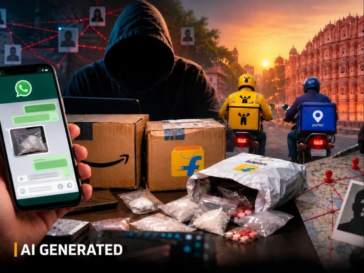 Drug traffickers in Rajasthan use Rapido, Porter to deliver drugs: Mastermind RDX remains unseen; old Amazon, Flipkart packets used for deliveries - Jaipur News
