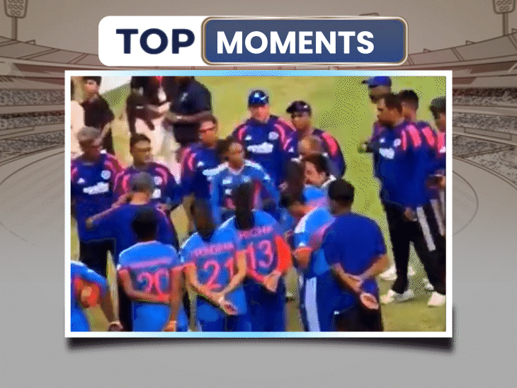 WATCH- India refuse Women's Asia Cup trophy from Mohsin Naqvi: Fans in stands call him 'Trophy chor'; Lankan player carried out on stretcher