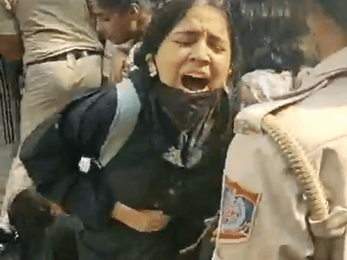 RWPI & Disha Students Detained at Rajghat Delhi | Protest Video