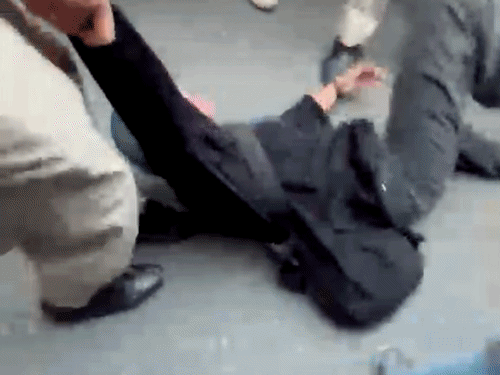 Delhi: Police Drag Protesters During Tiranga March in Connaught Place