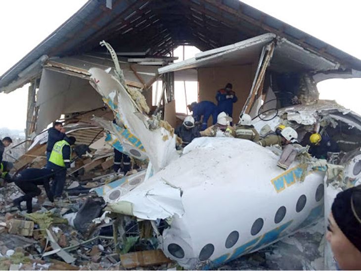 Kazakhstan Plane Crash Video Kazakhstan Plane Crash Today Latest