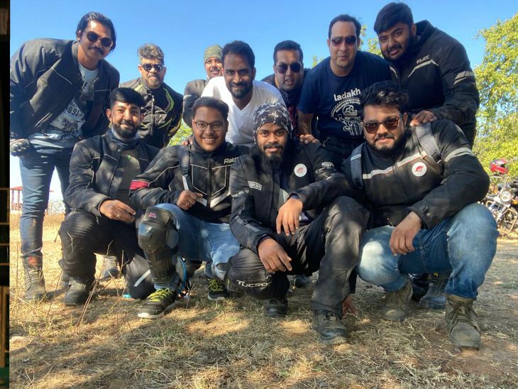 Riders of Born to Ride Club in Bhopal ride Carrie Mahadev