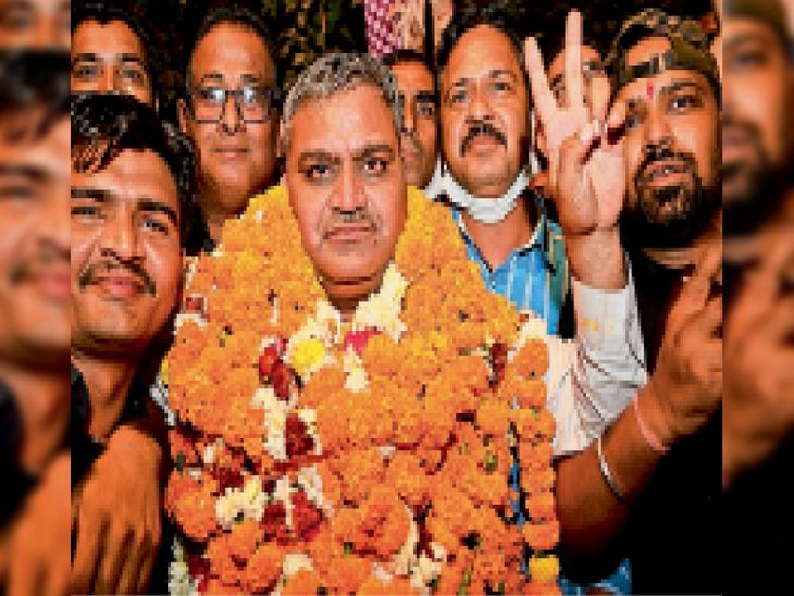 Nathusinh Rathore was elected president, Tholia was elected vice ...