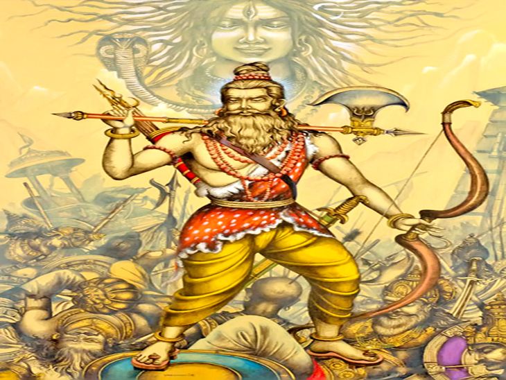 Parashuram was a Brahmin by character and a warrior by action, 21 times ...