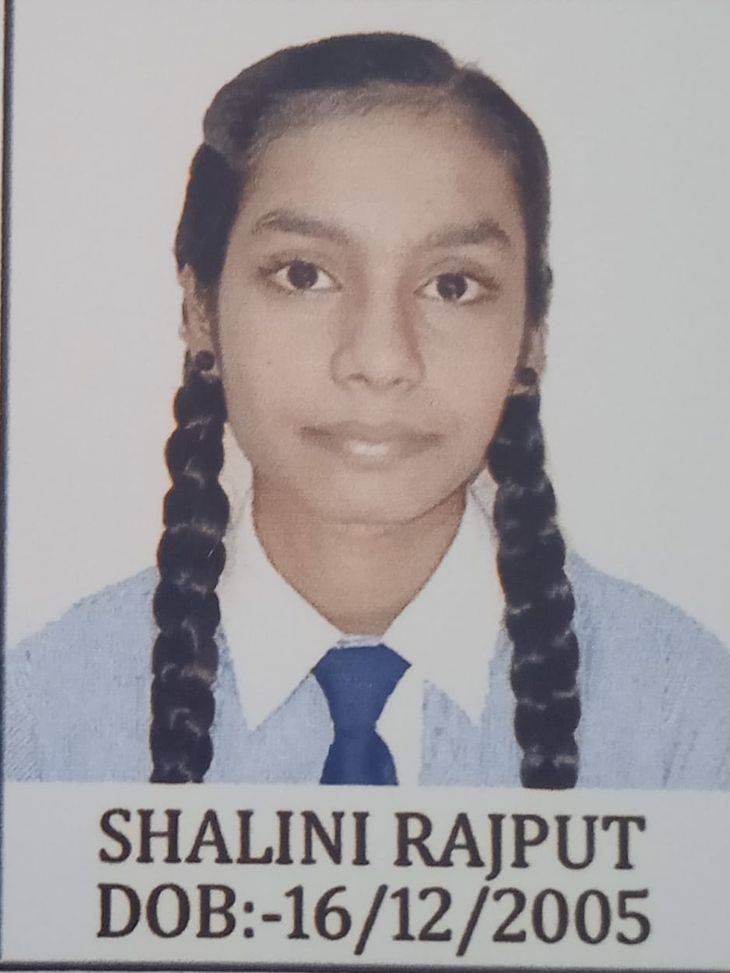 Shalini Rajput was the first by securing 93% in Bhagwant Public School ...
