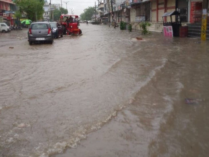 Kota (Rajasthan) Rainfall News Update; Waterlogging in Talwandi After ...
