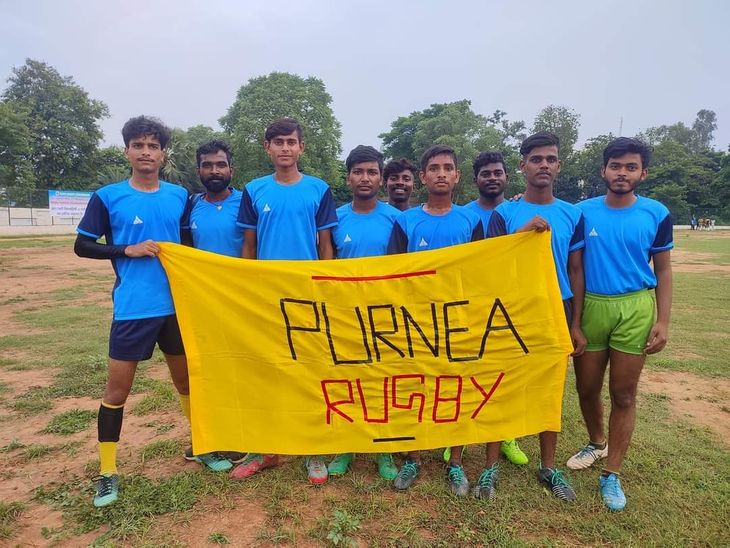 Purnia team beat Vaishali 12-00 in a rugby football match; By Rakesh Murmu