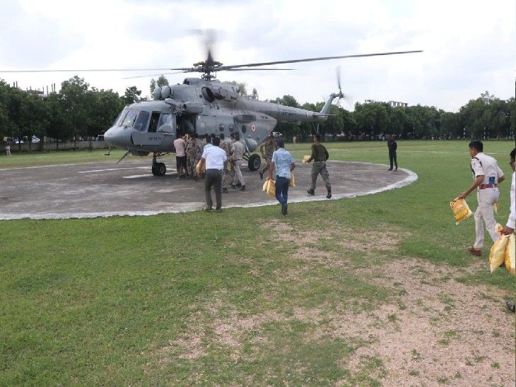High alert in more than 20 villages in the ravines, ration was sent by ...