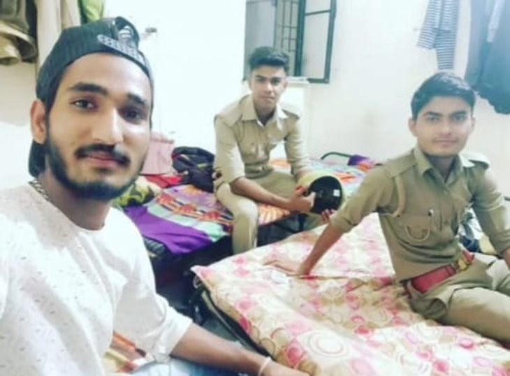 In new pictures, former minister Abid Raza is seen with police officers ...