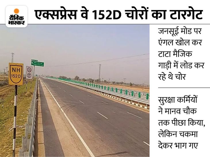 Ambala News: Theft on Ambala National Highway 152D thieves escaped ...