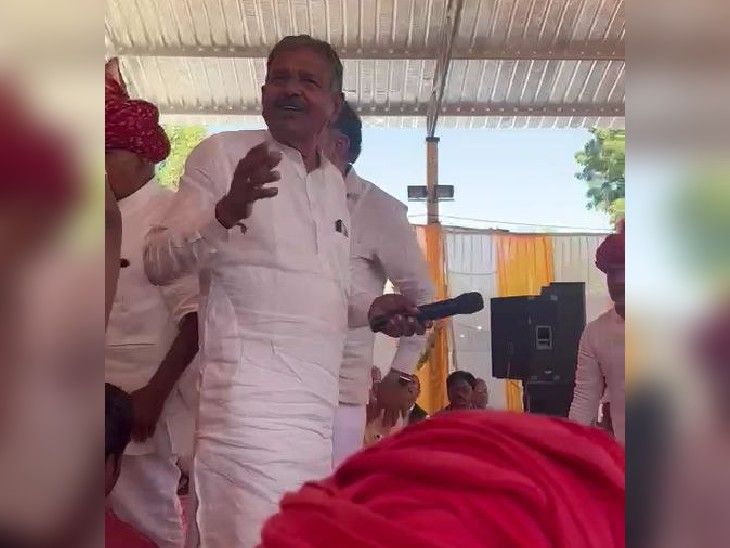 February 8, 2023: Former Marwar Junction MLA Kesaram Chaudhary snatches ...