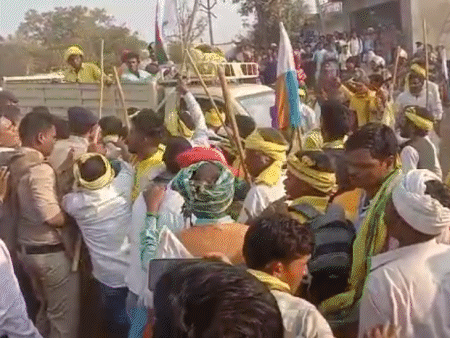 People of Gondwana Ganatantra Party attacked, there was a dispute over ...