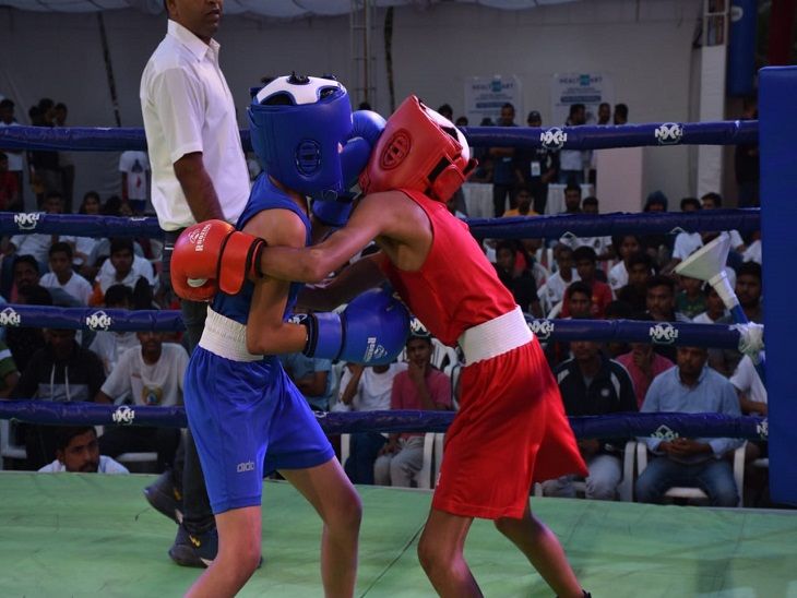 National level boxers from various districts and clubs showed ...