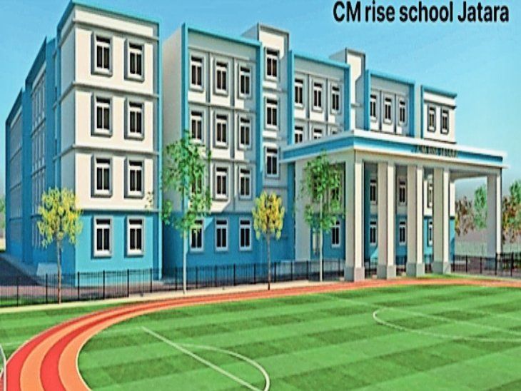 CM Rise School being built in the ground of Jatara Excellence