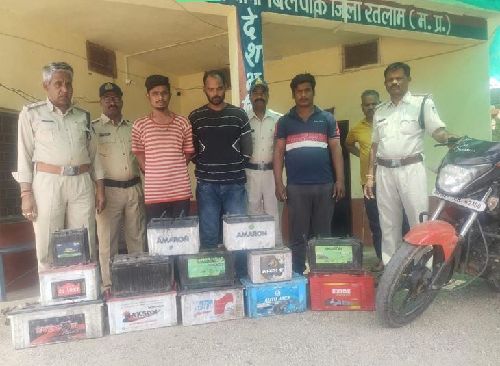 Bilpank police station caught battery thief gang, recovered 13 ...