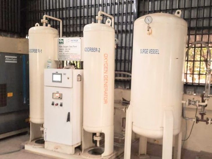 A technical fault occurred in one of the two oxygen plants installed ...