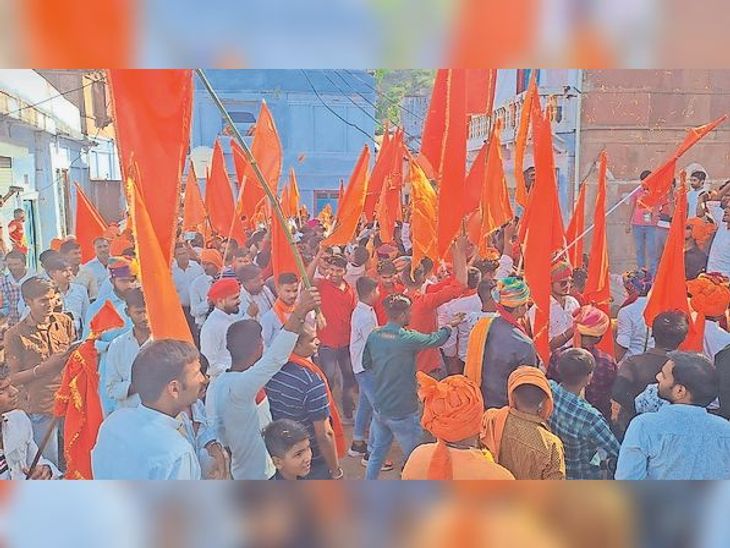 Rajput society took out a vehicle rally on the birth anniversary of ...