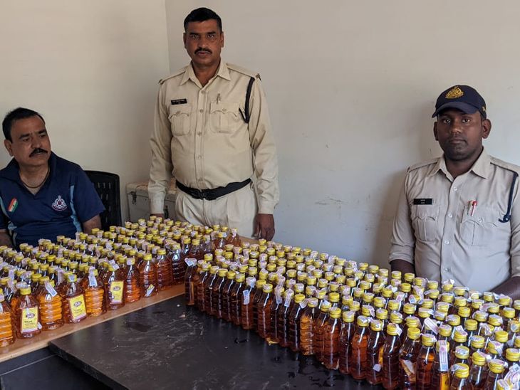 Jabalpur police laid siege and arrested two accused; Seized about 600