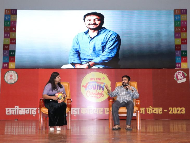 Super-30 founder Anand Kumar and columnist N Raghuraman arrived at My ...