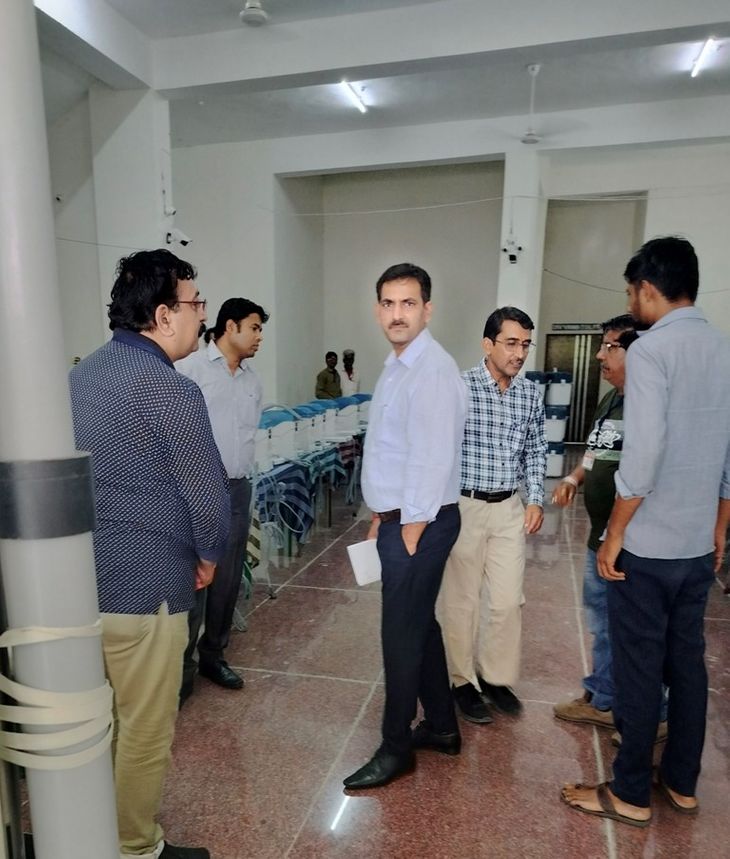 Election Commission Secretary Amit Kumar inspected FLC work | एफएलसी ...