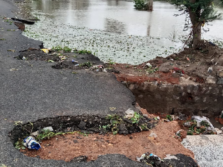 Jabalpur-Panagar road closed, now have to go through bypass, traffic ...