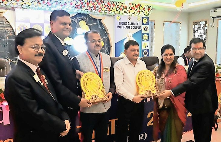 Inauguration ceremony of Lions Club of Motihari Couple celebrated ...