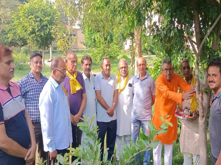 Tied Raksha Sutra to trees, took pledge to protect environment | आगरा ...