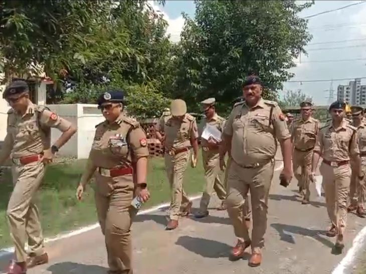 ADG Agra Zone inspected the police line
