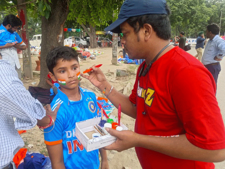 Mohali India Australia cricket Match Photo; Indian cricket team Indian