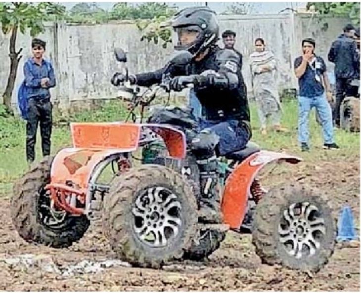 RJIT students made quad bike | आरजेआईटी के स्टूडेंट्स ने बनाई क्वैड ...