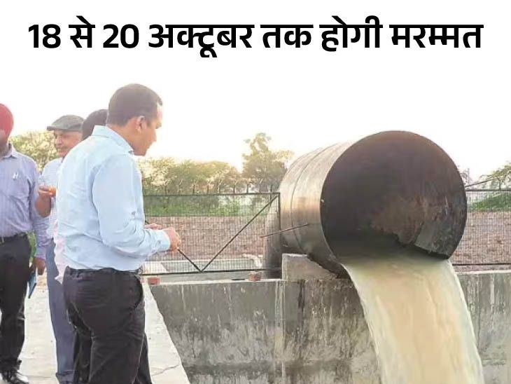 Water pressure will remain low in Chandigarh for 3 days Chandigarh Water Supply Update