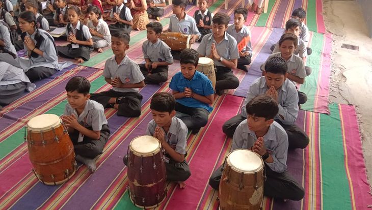 Concluded three day musical instrument practice class camp | तीन दिवसीय ...