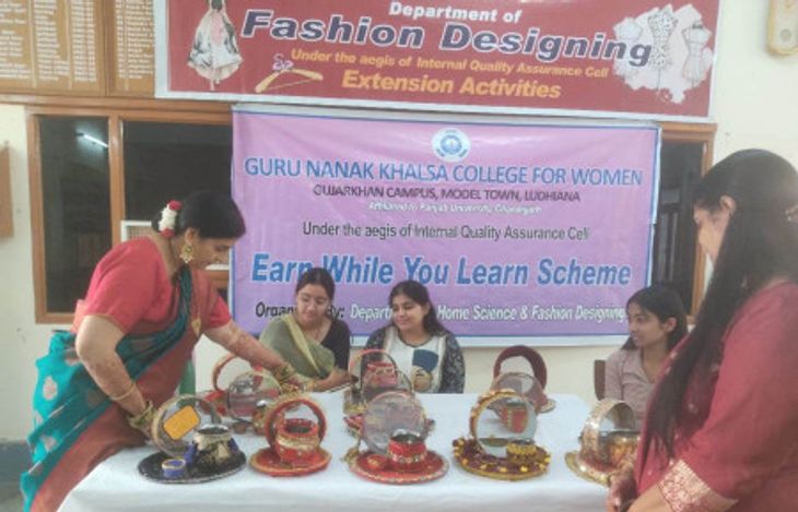 Stall set up under Earn While You Learn