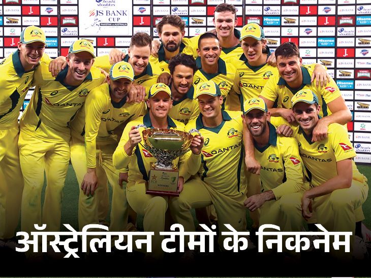 सभी ऑस्ट्रेलियाई टीमों को कंगारू नहीं कहा जाता: महिला क्रिकेट टीम को साउदर्न स्टार्स कहा जाता है;  रग्बी, हॉकी और फुटबॉल में भी अलग-अलग उपनाम।