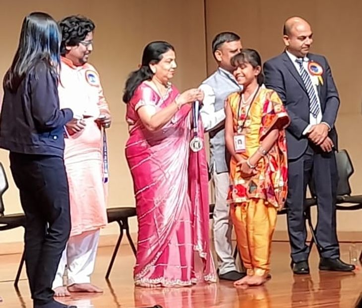Ashvika stood second among 350 participants on the world stage