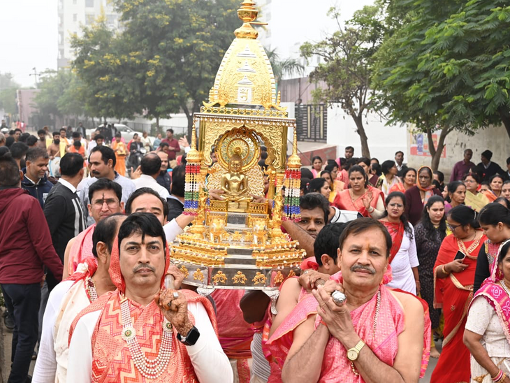 Auspicious rituals to become God from stone completed
