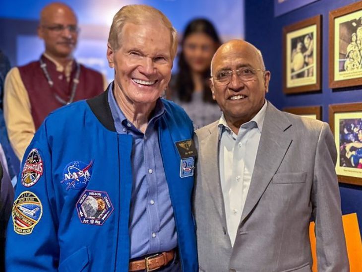 Rakesh Sharma NASA Chief Meeting Photos Update ISRO Headquarters भारत के पहले एस्ट्रोनॉट से