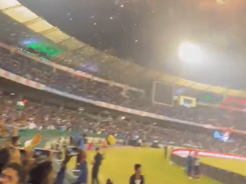 क्रिकेट फैंस बोले: रिंकू सिंह ने दिल खुश कर दिया: रायपुर में टीम इंडिया की शानदार जीत के बाद लेजर शो, वीडियो